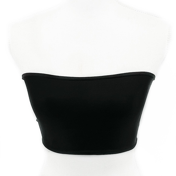 🌴 Gear Company Black Bandeau Stretch Rave Camisole Bralette Sale 3 / $20 Top S - Picture 1 of 2